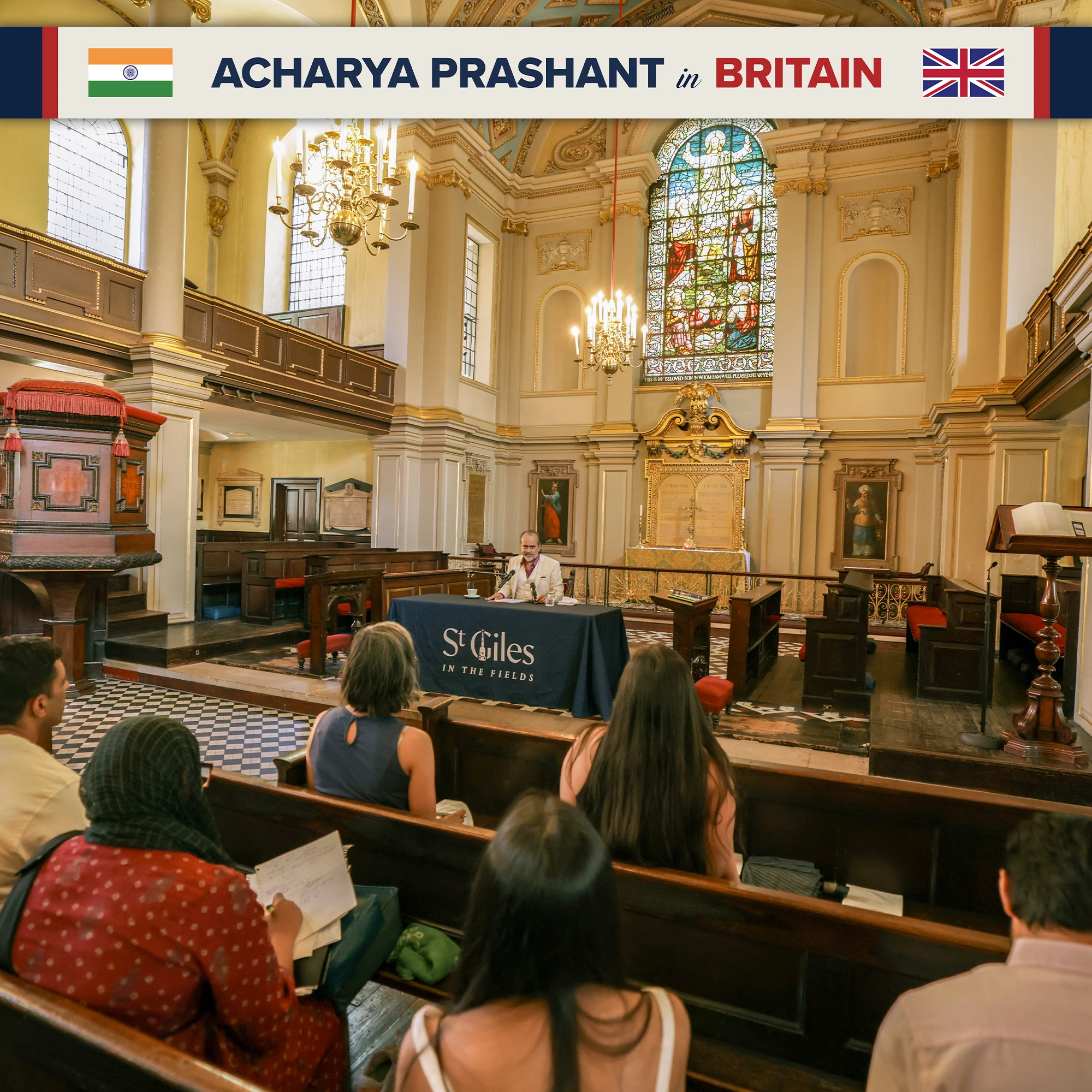 Bhagavad Gita session at St. Giles Church — photo 13
