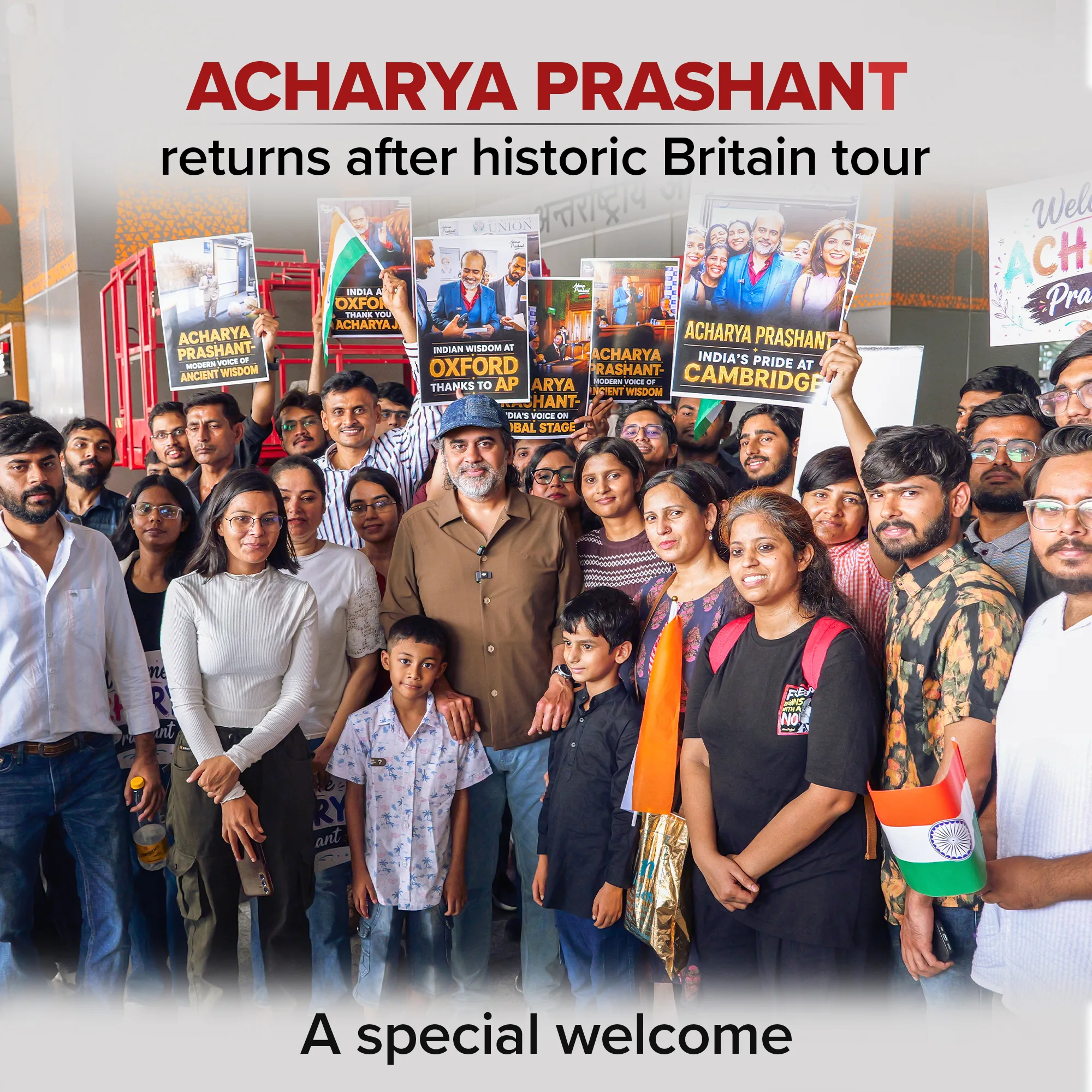 Grand Welcome at Delhi Airport — event photo