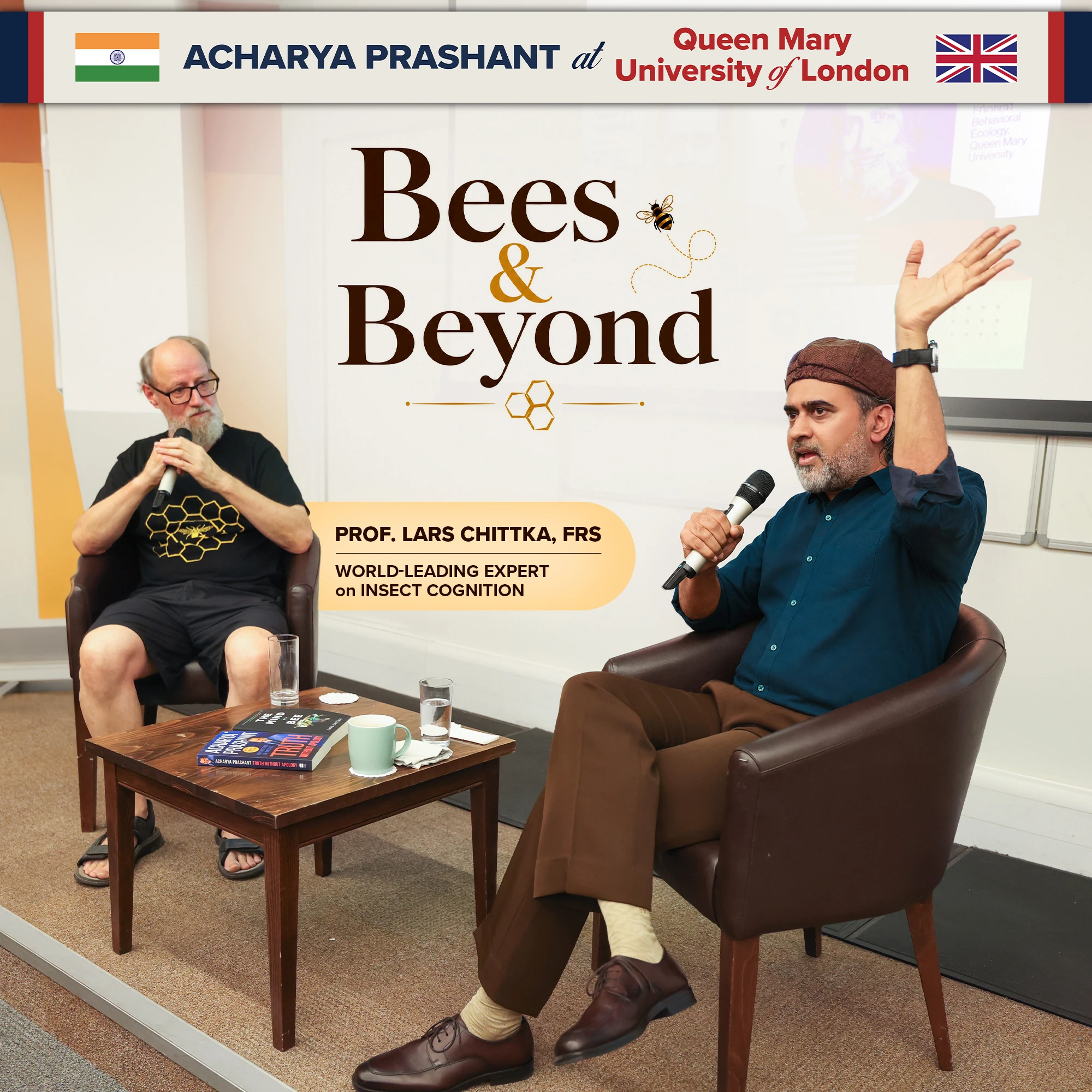 Dialogue with Prof. Lars Chittka, FRS - Queen Mary University of London — event photo