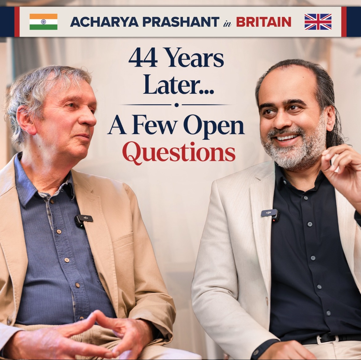 A Rare Dialogue Between Acharya Prashant and Dr. Rupert Sheldrake in London — event photo